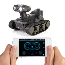 2.4G 4CH Wifi Mobile Control Iphone Ipad android tank car electronic Remote Control video Camera Advanced smart RC robot Toy