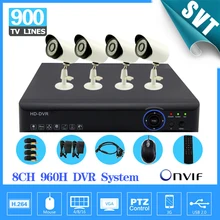 8ch CCTV System AHD-L 960H DVR Kit for 900tvl Security Camera Kit HD 1080P AHD 8ch video surveillance system for safety