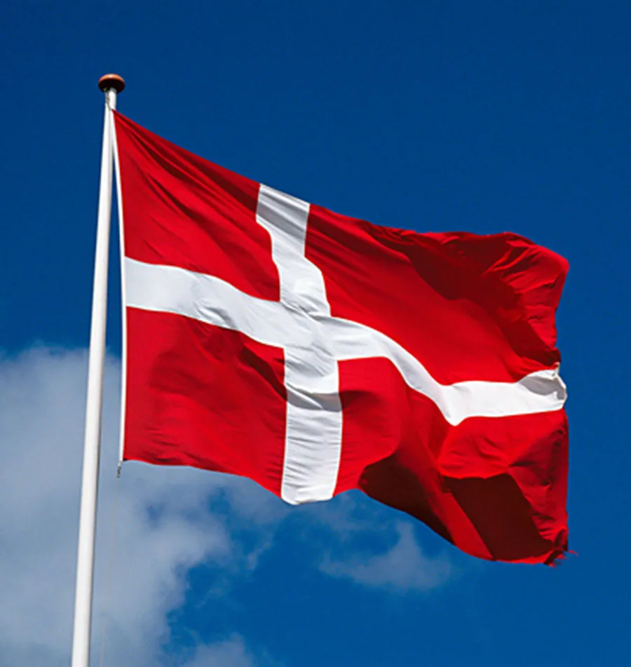 Датская страна большой флаг 3x5 футов полиэстер Дания национальный баннер Офис/активность/парад/Фестиваль/украшение дома NN082