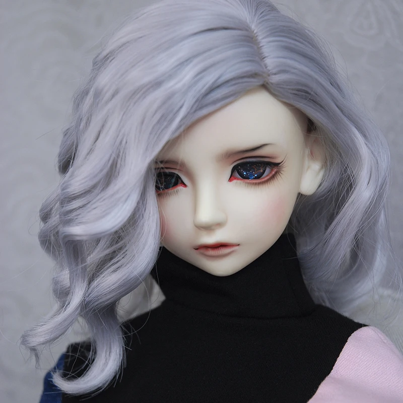 Allaosify BJD парик 1/3 1/4 1/6 BJD Кукла Высокая температура парик девушка длинные вьющиеся парик SD BJD парик это bjd волосы в европейском стиле