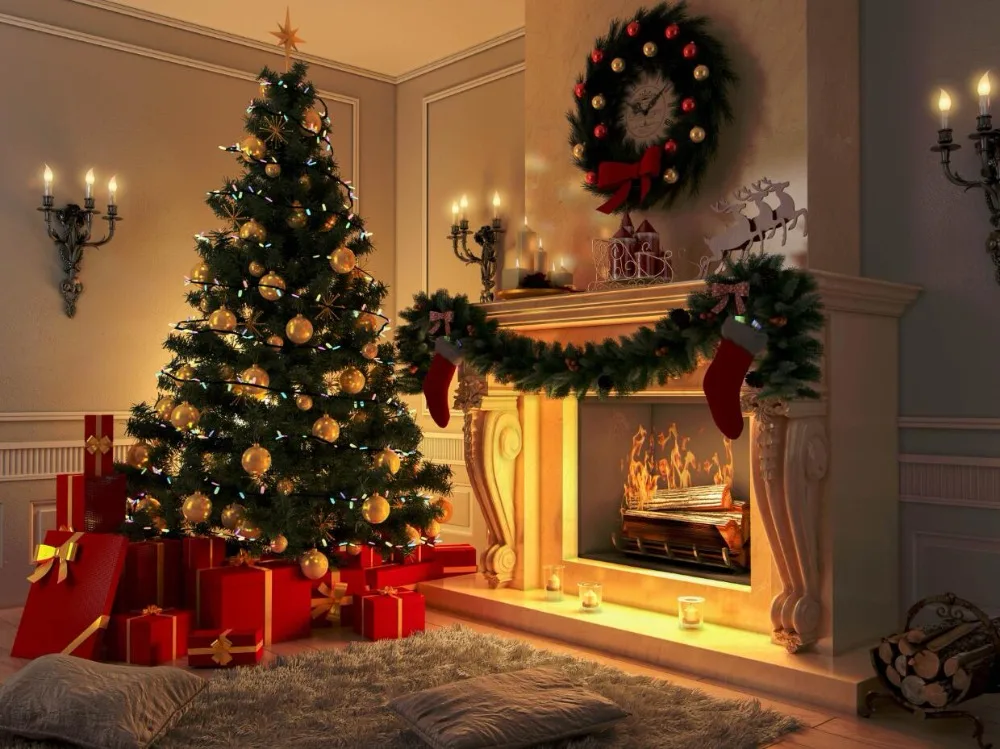 

SHANNY Vinyl Wedding Custom Photography Backdrops Prop Christmas day Theme Photography Background 18116-02