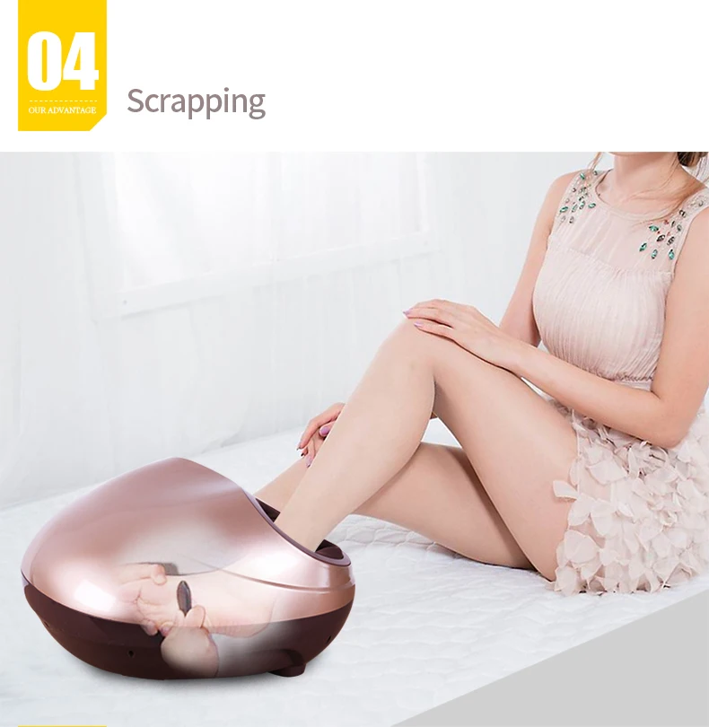 JinKaiRui Electric Health Care Antistress Muscle Release Therapy Rollers Shiatsu Gua Sha Heat Foot Massager Machine Device 07