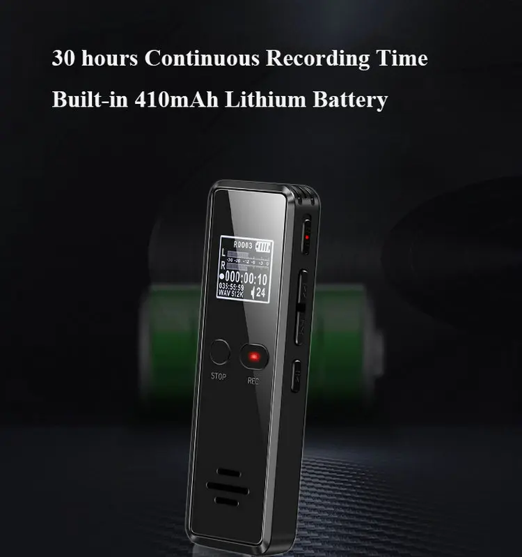 Noise Reduction Voice Activated Audio Recorder