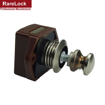 

Rarelock 5pcs/lot Plastic Diameter 20mm RV/Caravan/Boat/Motor Home/Cupboard Mini Push Knob Lock a