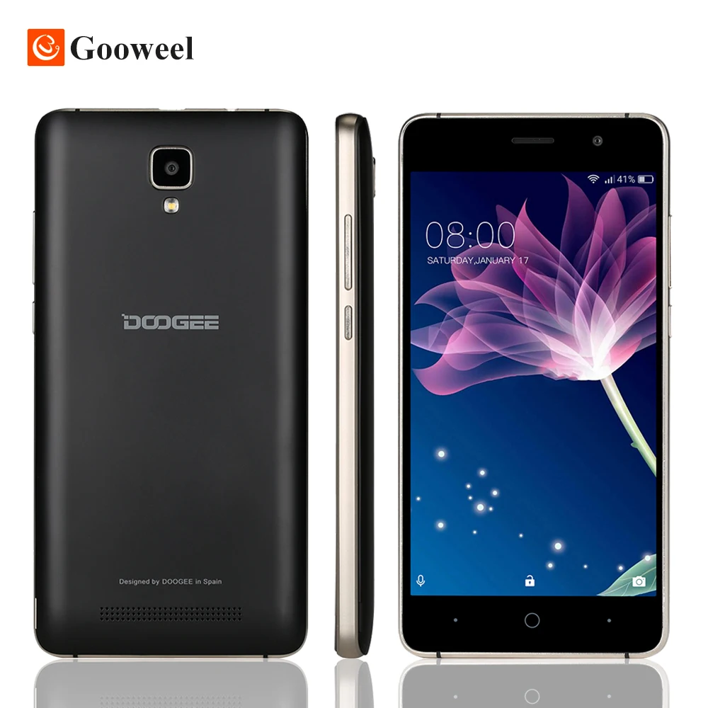 Original Doogee X10 Smartphone 3G WCDMA 5 0 Android 6 0 MTK6570 Dual Core Cell phones