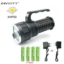 Светодиодный светильник-вспышка, портативный светильник ing XHP50, высокий светильник, светодиодный светильник дальнего действия, портативный Перезаряжаемый Точечный светильник для кемпинга