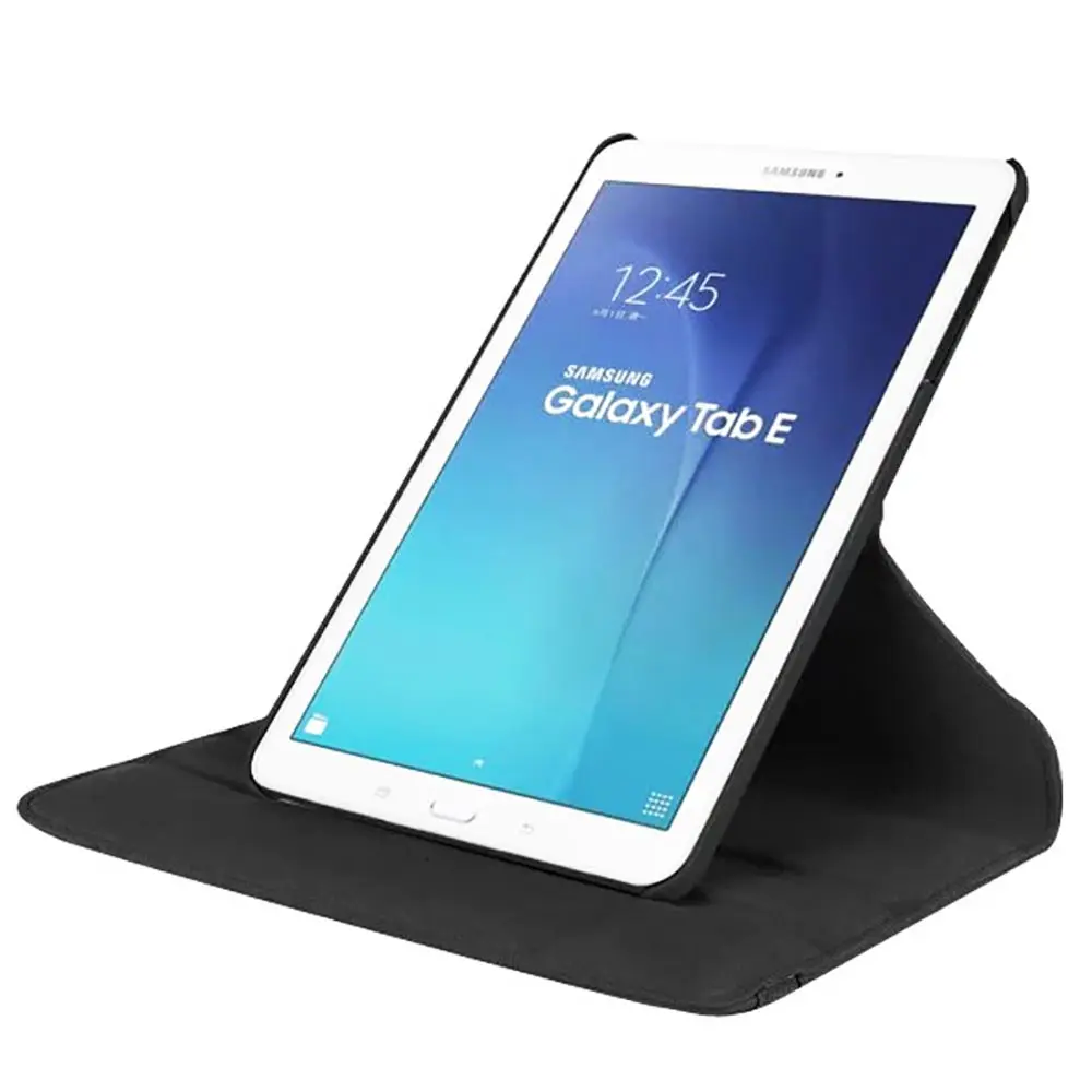 Вращающийся на 360 градусов чехол для samsung Galaxy Tab E 9,6 SM-T560 SM-T561 SM-T565 9,6 ''Чехол-книжка кожаный чехол-подставка с ручкой+ пленка