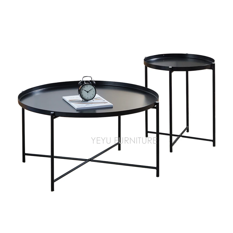Современный Красивый дизайн в стиле лофт модный металлический стальной поднос столик популярный Лофт чайный столик, гостиная угловая сторона журнальный столик