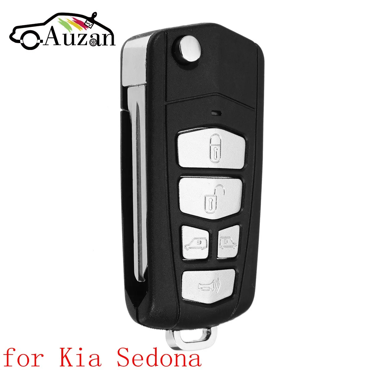 

5 Buttons Modified Flip Remote Key Case Shell for Kia Sedona Mini Van