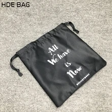 Атласный чехол для упаковки ювелирных изделий для волос/макияжа/подарка/свадьбы/вечерние/хранения/парики/обуви сумки шелковые мешочки с завязками печать логотипа на заказ