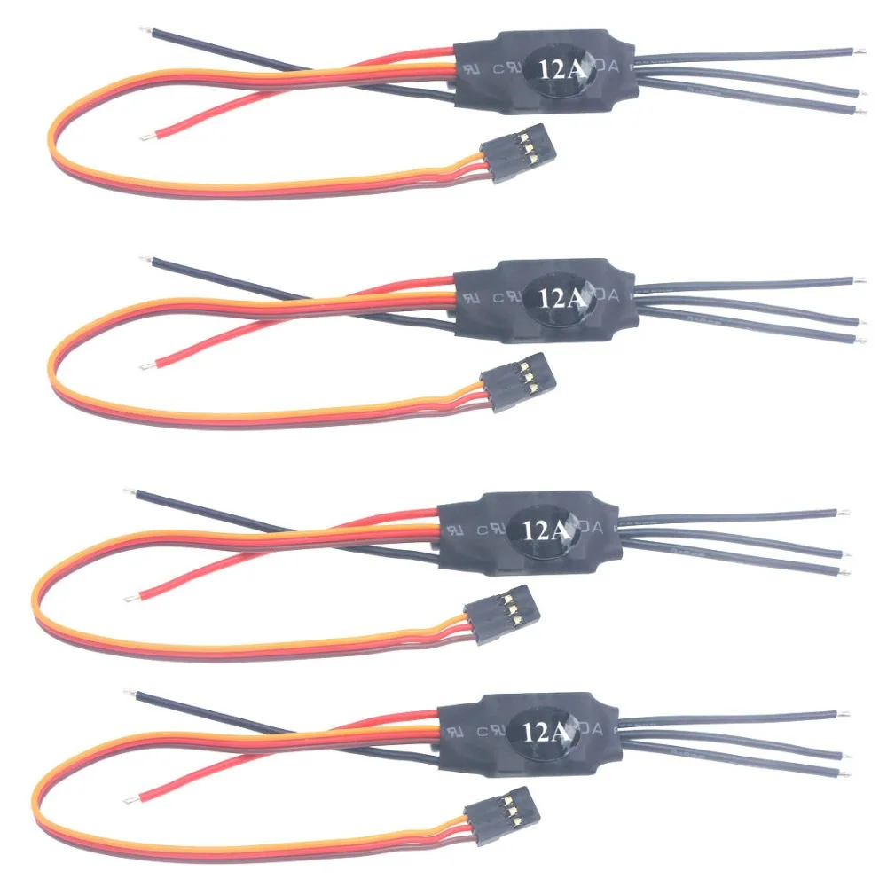 

F10821-4 4 pcs/lot Simonk 12A 2-3s Brushless ESC Speed Controller for QAV250 FPV KK 260 RC Quadcopter Aircraft Frame