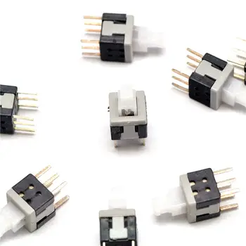 

5.8*5.8MM self-locking switch Double-row/6-pin (100PCS)
