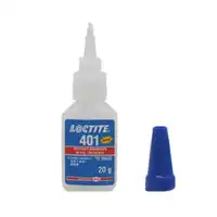 DHL จัดส่งฟรี Loctite 100pcs 20g 401 กาว Instant Instant กาว universal ประเภท sticky โลหะหนังยาง quick- กาวแห้ง
