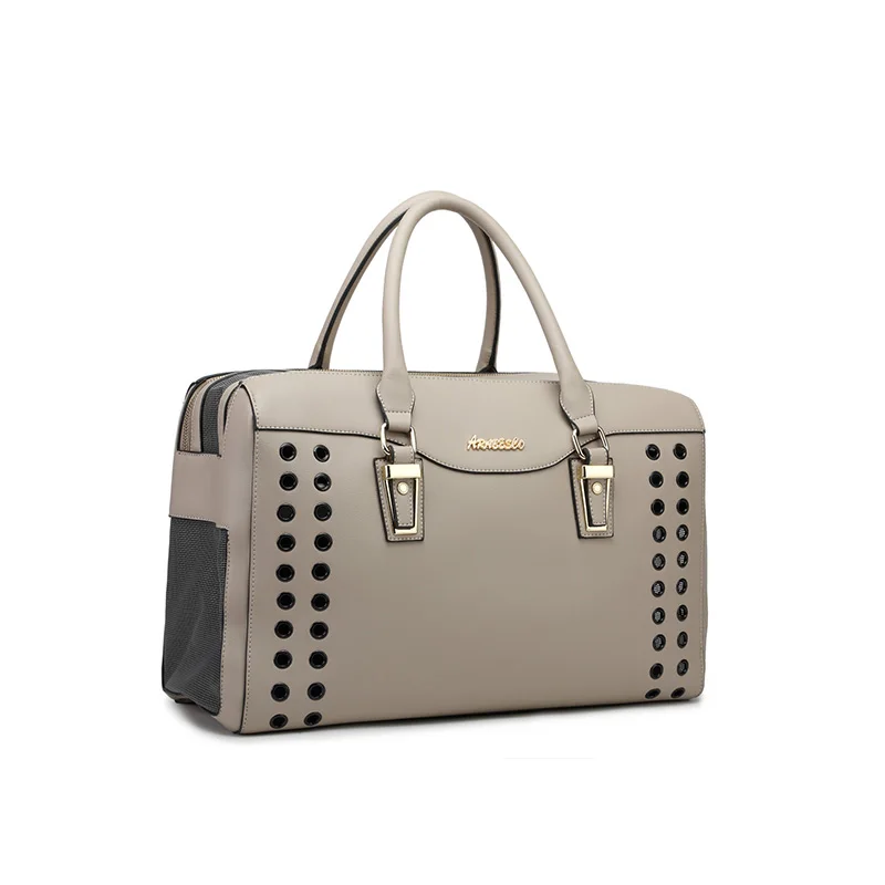  Luxury Small Pet Cat Dog Travel Carrier Tote Bag Outdoor Foldable Portable Yorkie Dog Transport Box