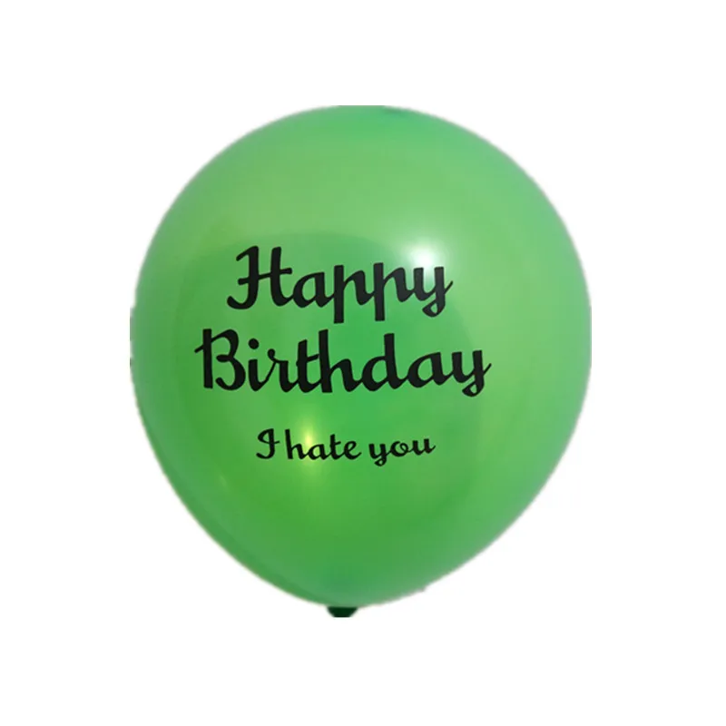 5 шт./лот/партия, Надутый Воздушный шар, «вы стары, взрослеете, с днем рождения