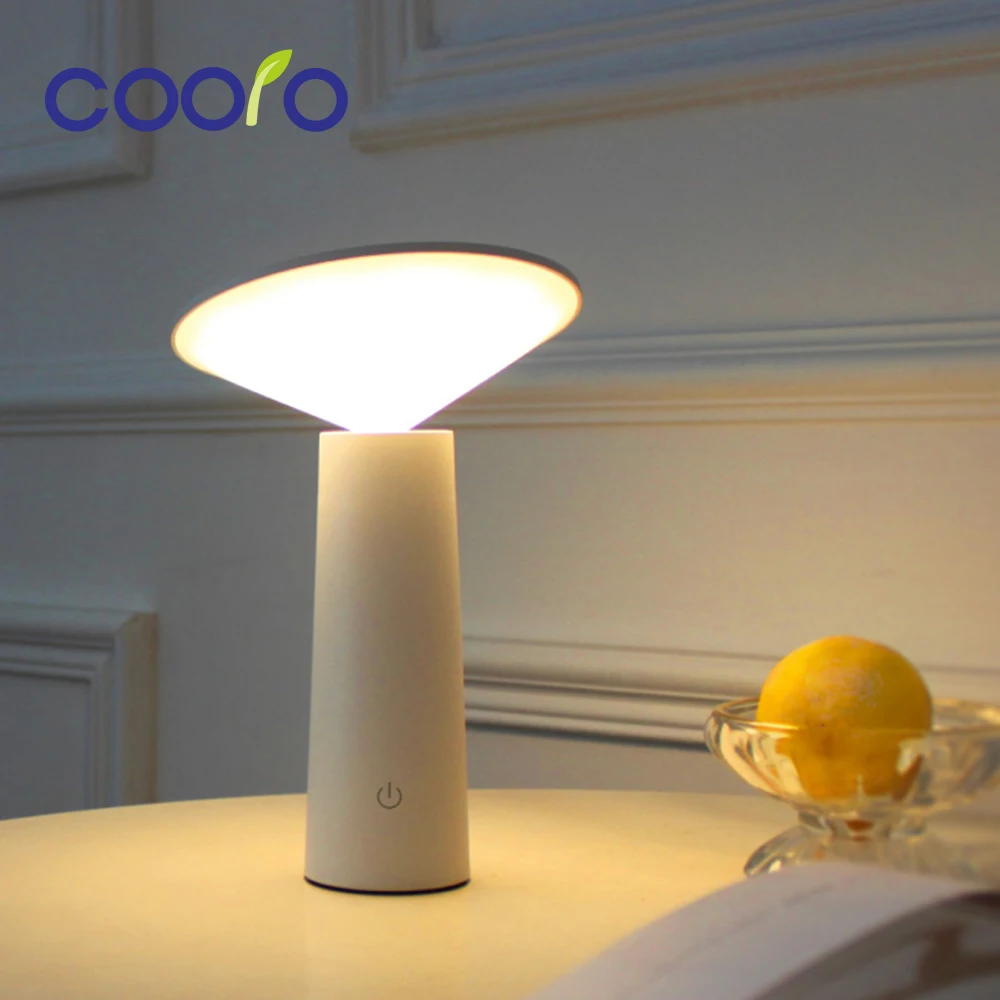 

USB LED Table Lamp Warm Natural White Desk Lamp with Shaking Head Bed Reading Book Light LED Night Light Touch 3 Modes