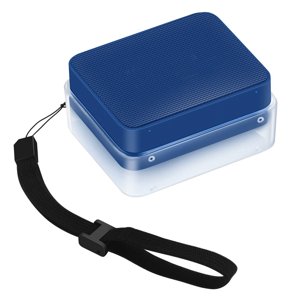 

With Strap Transparent Non Toxic Protective Case Drop Proof Portable Bluetooth Speaker Accessories TPU Lightweight For JBL GO 2