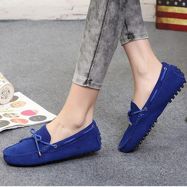 100 Genuine leather font b Women b font flats New Brand Handmade font b Women b