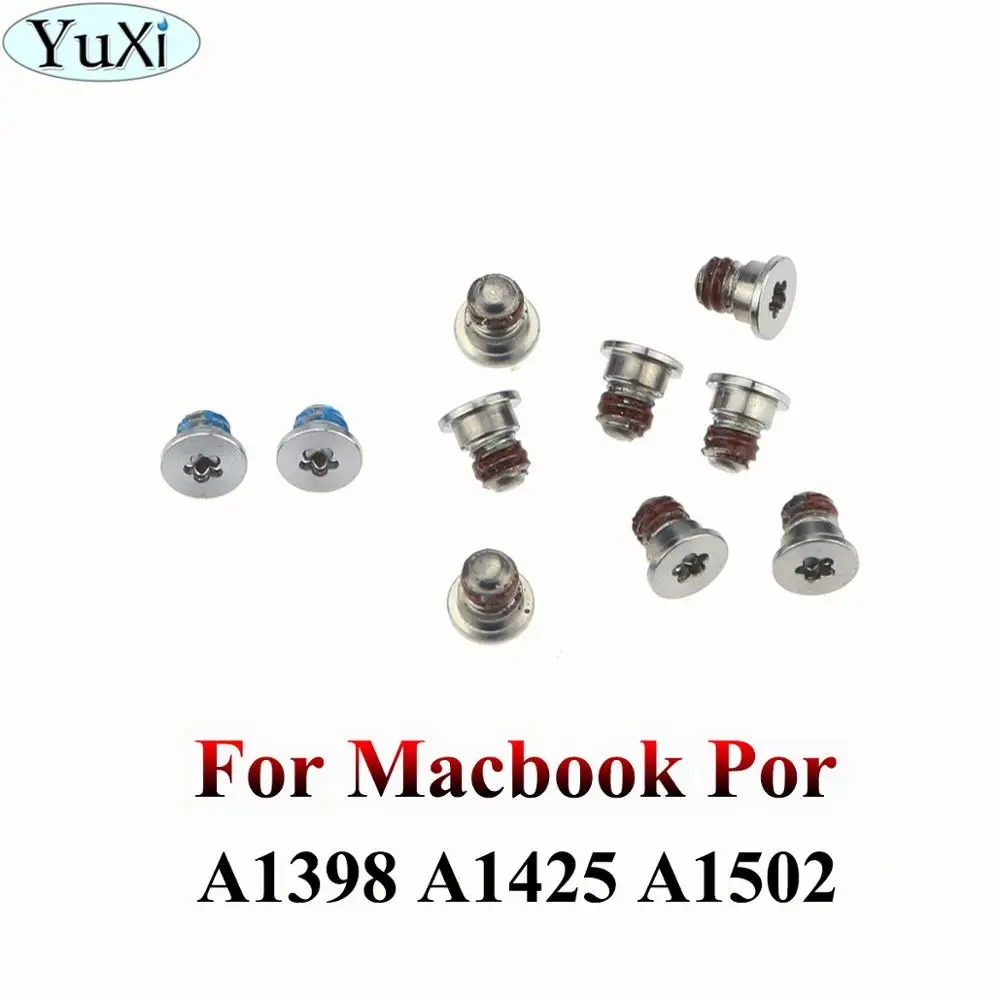 YuXi Нижняя задняя крышка чехол винты для Apple Macbook Pro retina A1398 A1425 A1502