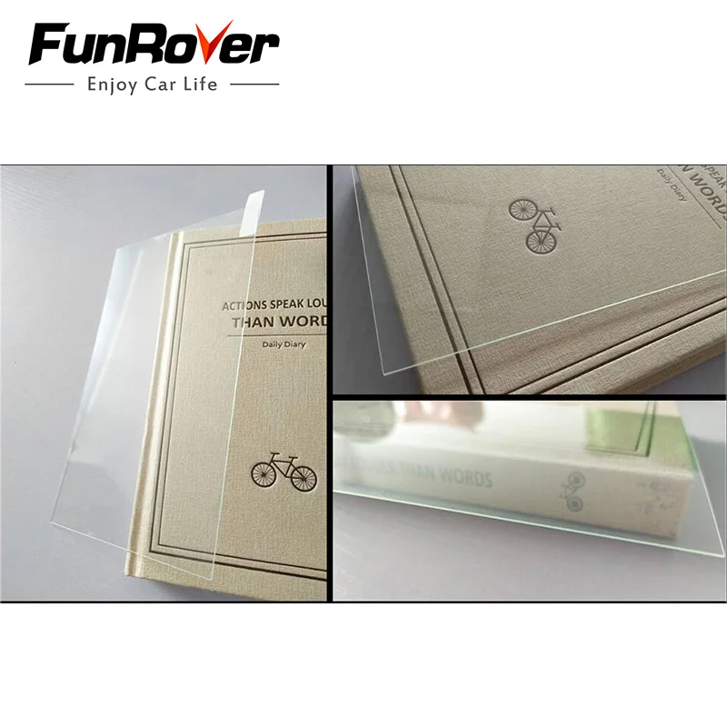 

Funrover 10.1 inch Tempered Glass Screen Protector Film for 2 DIN Car radio tape recorder stereo gps navigation Middle part