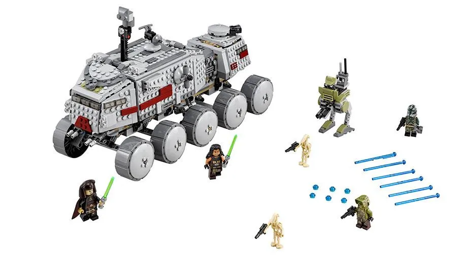 

933Pcs Star Wars Clone Turbo Tank Model Building Blocks Toys for Children Compatible With Legoinglys 75151 Bricks Gift