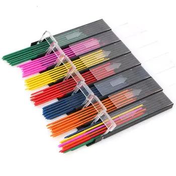 

12pcs Colorful Pencil Lead 2.0mm Automatic Drawing Pencil Refills Kawaii Stationery School Office Writing Supplies Kids Gifts