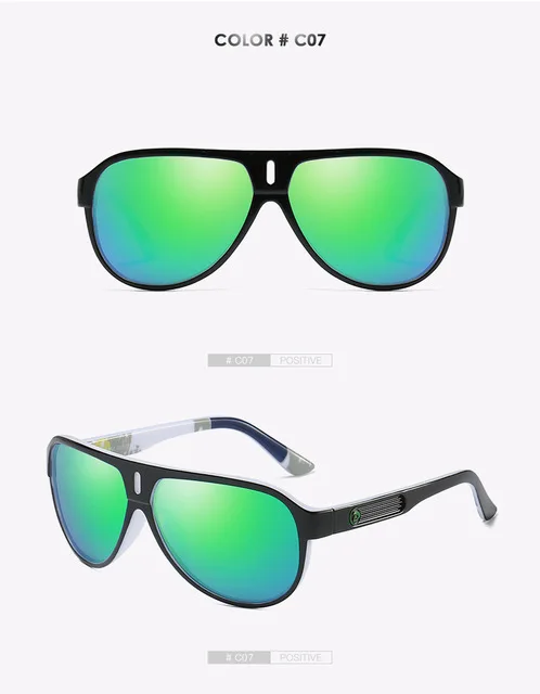 Бренд dubery, дизайнерские поляризованные солнцезащитные очки, мужские очки для вождения, мужские ретро солнцезащитные очки, летние зеркальные очки, UV400 Oculos 163 - Цвет линз: 7