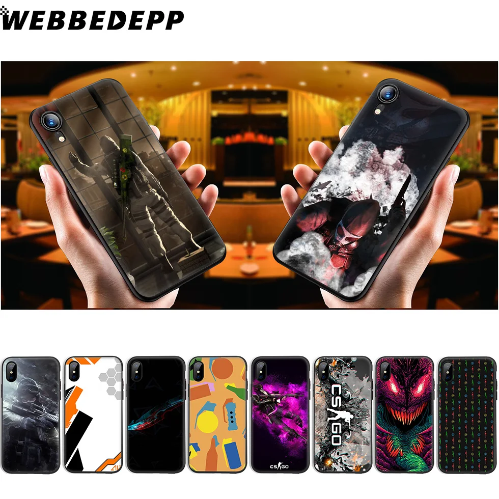 WEBBEDEPP Counter Strike CS GO Мягкий силиконовый чехол для iPhone 11 Pro Xr Xs Max X или 10 8 7 6 6S Plus 5 5S SE Case |