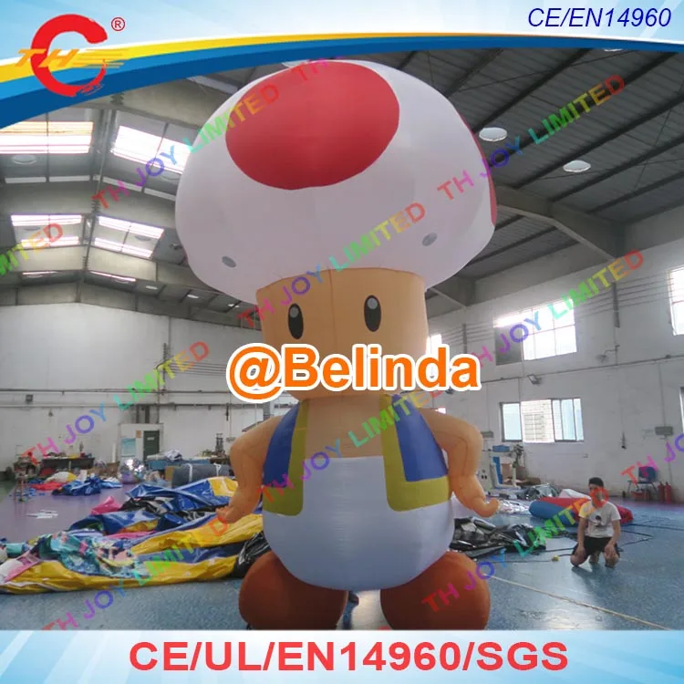 

Free air shipping, inflatable advertising kinopio balloon,inflatable kinopio figure model inflatable mario character