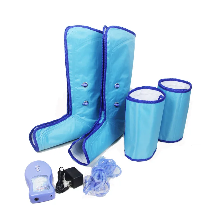 Electric air pressure foot massage apparatus leg massager air compression foot massager thigh relax wraps English manual