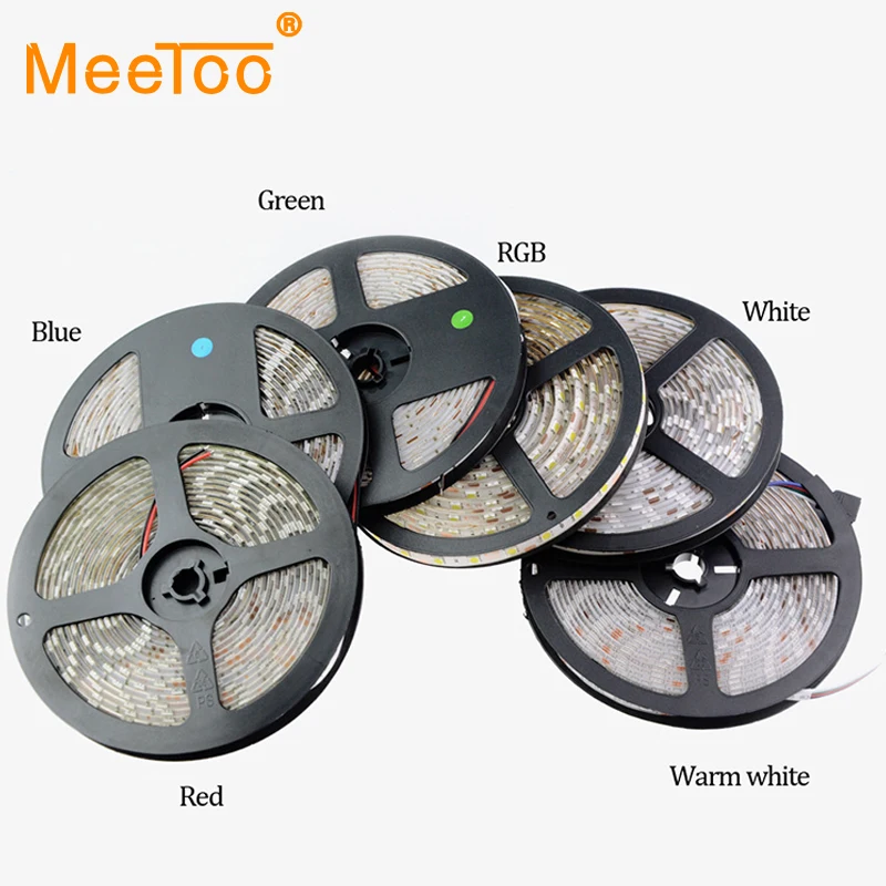 

SMD5050 IP20 5M 10M 15M 20M Led Strip RGB Tape Light DC12V Flexible String Ribbon Lights Ceiling Bar Counter Cabinet Lighting