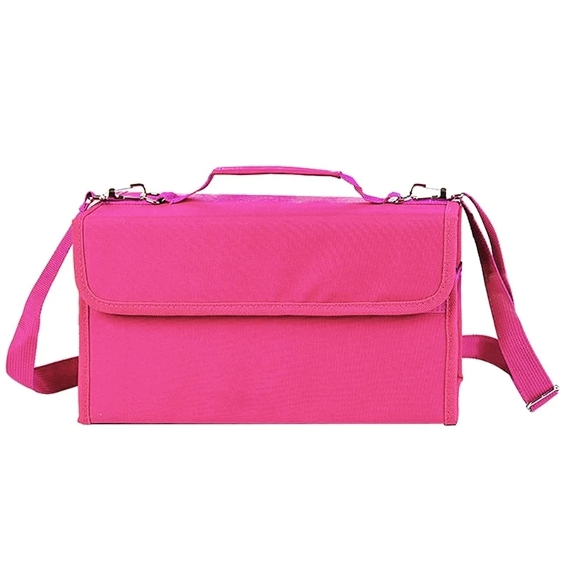 

Hot Sale 80 Slots Multi Layer School Marker Markers Pen Holder Pencil Case Storage Bag Painting Student