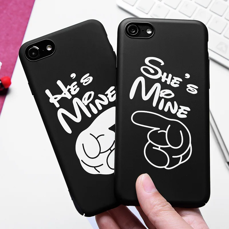 TOMKAS Finger Lovers Case For iPhone 7 8 Plus Case Cute Fashion Cartoon Pattern PC Back Cover For iPhone 6 6S Plus 7 8 Plus Case (6)