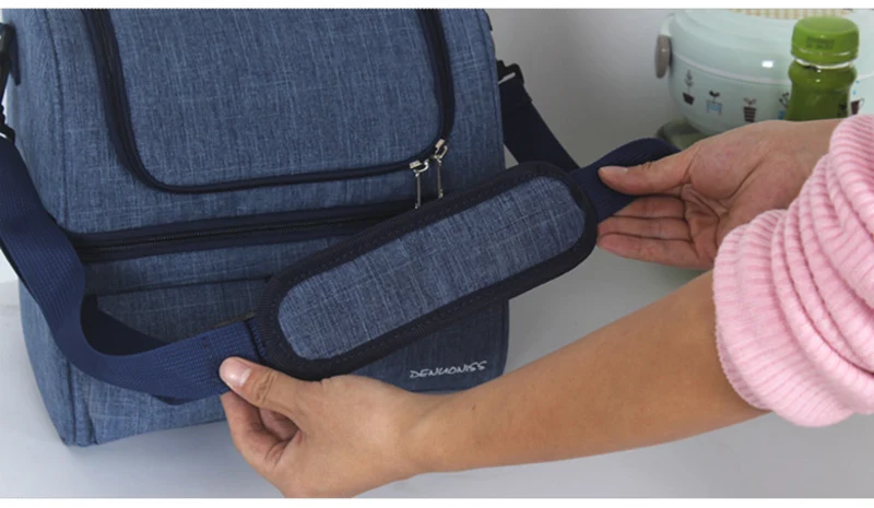 Baby Insulation Bag Double Layer Newborn Feeding Milk Bottle Warmer Bags Mummy Travel Food Fruit Storage Shoulder Bag BB5123 (14)