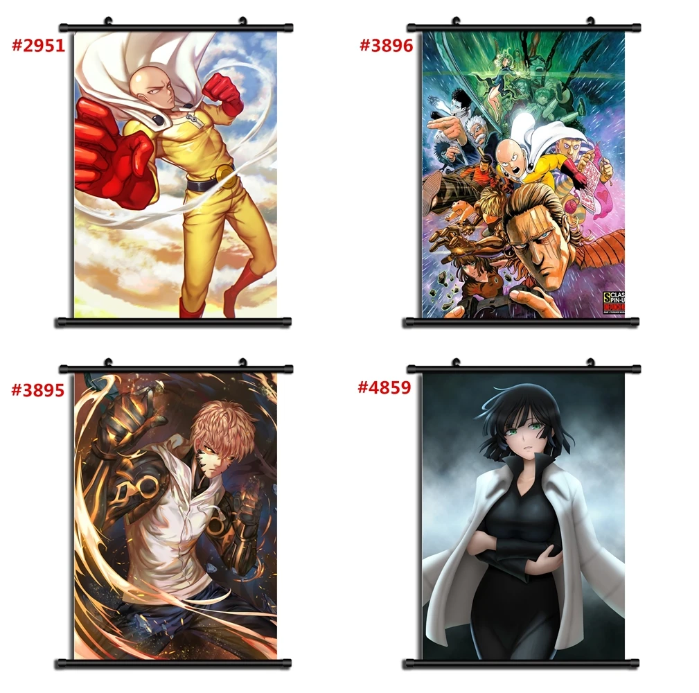 One Punch Man аниме Манга плакат прокрутка cd|Рисование и каллиграфия| |