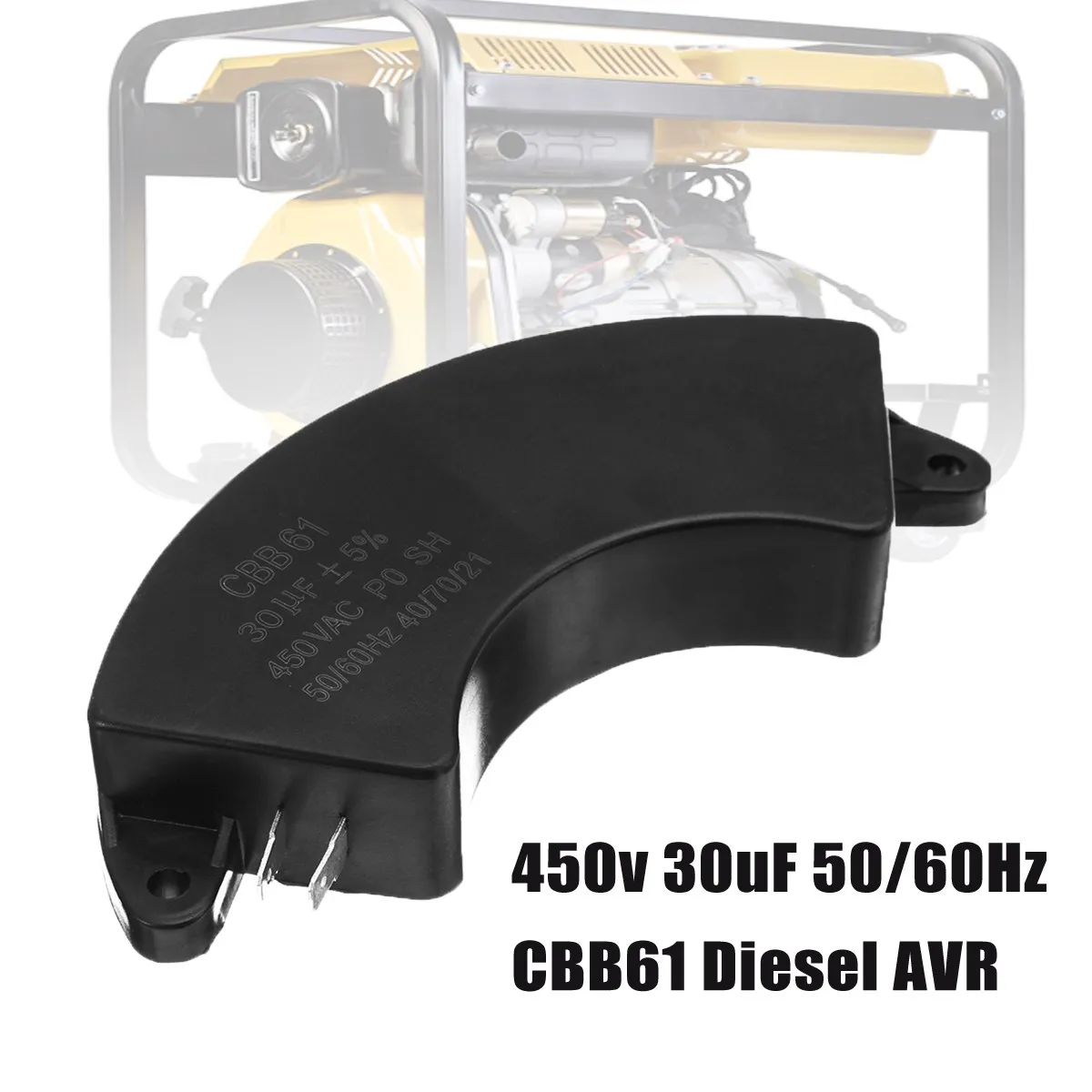 1Pcs High Quality Generator Capacitor AED6500XE 450v 30uF 50/60Hz CBB61