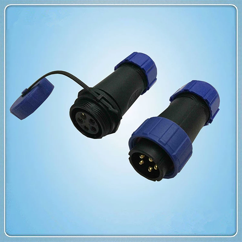 

WEIPU Connector, replacement SP1310 series Waterproof 5 pin wire to wire IP68 power cable plug free receptacle, cable connector