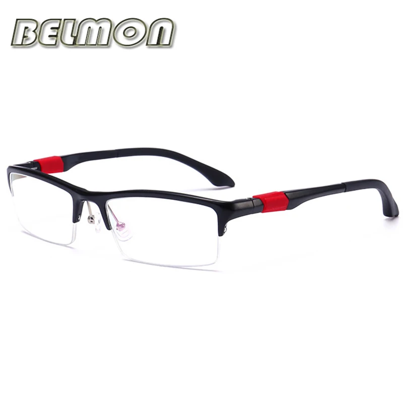 

Eyeglasses AL-MG Spectacle FrameMen Computer Optical Eye Clear Lens Glasses Frame For Male Transparent Armacao de RS121