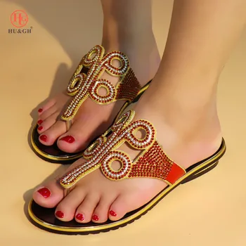 

New Arrival Summer Red Shoes Women Designer Shoes Women Luxury 2018 Sandalias Rasteiras Femininas Slip on Shoe for Wedding Women