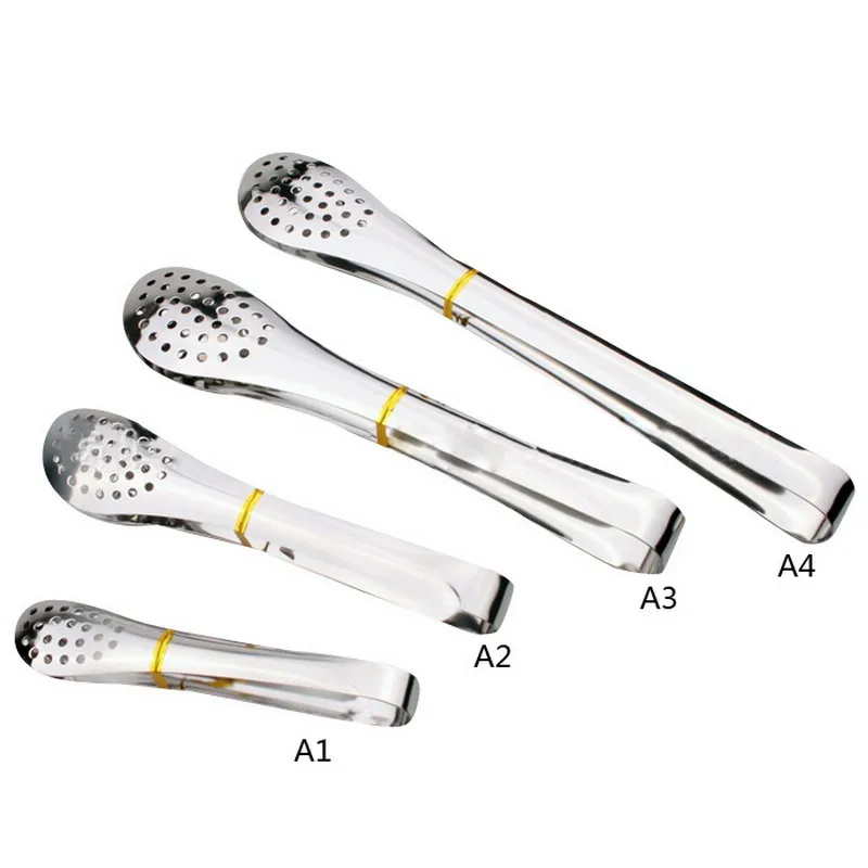 

1 PC Stainless Steel Heat Resistance Cooking Kitchen Clip BBQ Buffet Bread Ice Cooking Clip Tongs Clamp Kitchen Tool