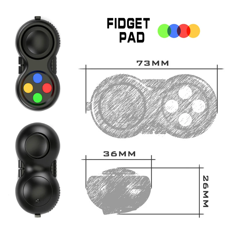 

Fidget Spinner Hand Shank Mini Fidget Toy Cube Hand Shank Antistress Toy Upgrade Creative Handle Stress Relief Toys