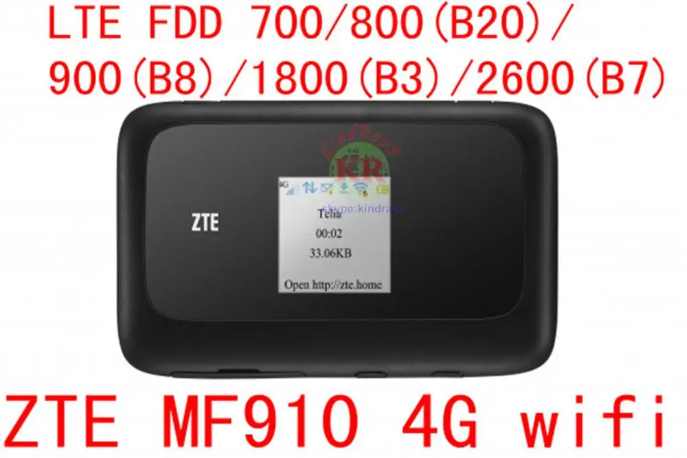 Открыл ZTE mf910 LTE 4G WI-FI маршрутизатор 4G WI-FI ключ мобильной точки доступа 150 Мбит сетевой маршрутизатор pk mf90 MF970 mf91