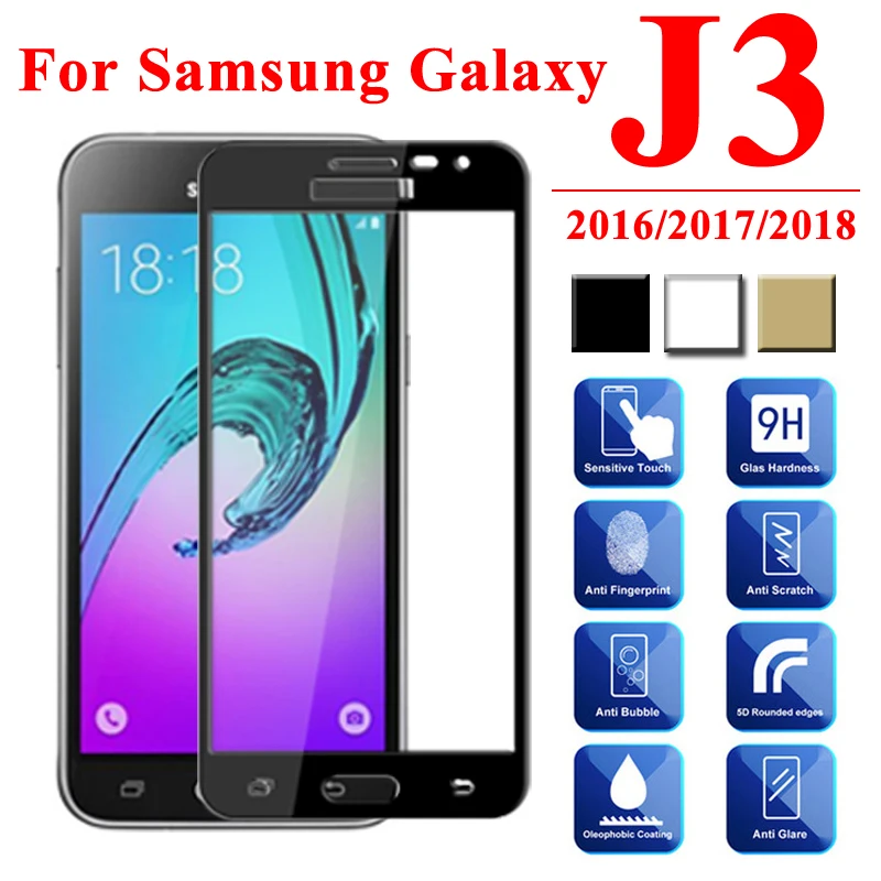 

Protective Glass On The For Samsung Galaxy J3 2016 Display 2017 Tempered 3J Screen Protector J 3 2018 Armor Film Samsug J32016