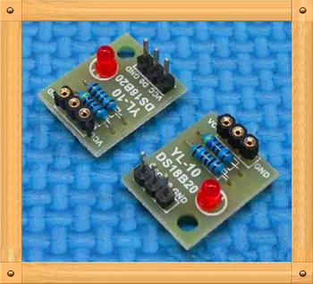 

Free Shipping!!! 3pcs DS18B20 module / temperature sensor module microcontroller module / electronic building blocks