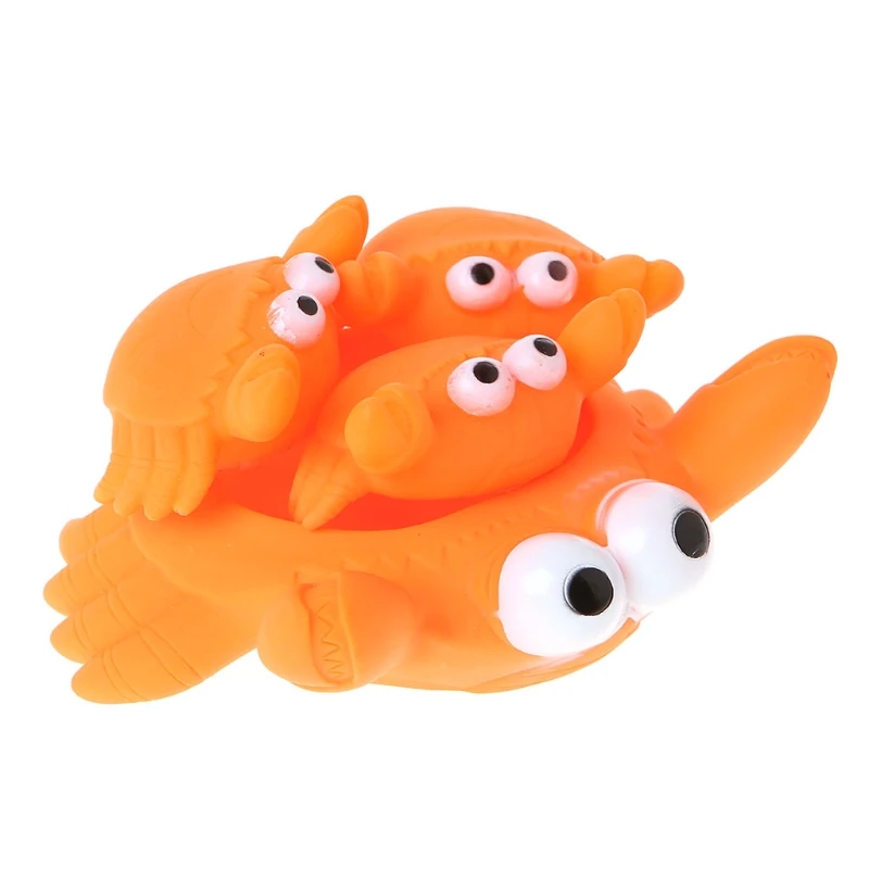 4 HBB милые животные поплавок Squeeze звук скрипучий душ вода детская Ванна игрушки набор - Цвет: 4
