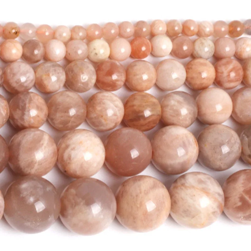 414mmRoundYellowSunstoneBeadsNaturalStoneBeadsForJewelry