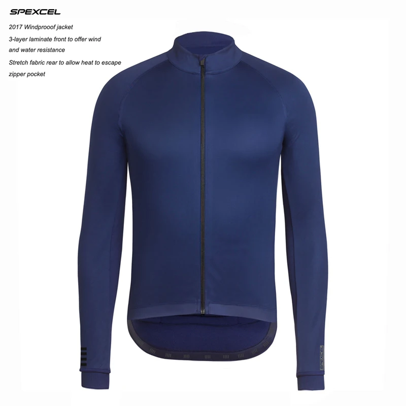 Новинка SPEXCEL высокое качество 0 градусов зимняя ветрозащитная куртка зимняя теплая флисовая мягкая велосипедная куртка темно-синий/черный