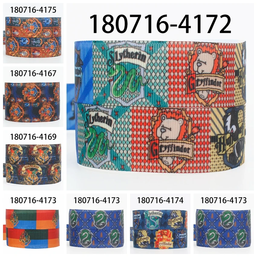

10yards - different sizes -Cartoon Grosgrain ribbon -Harry Porter/Hot pattern printed ribbon