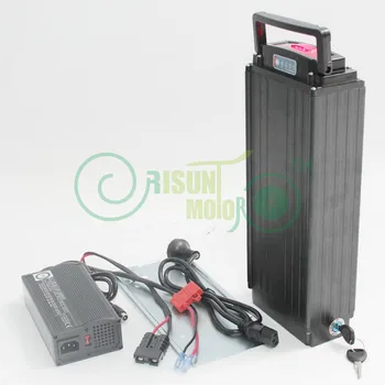 

70% Discount Lowest Price 48V 11AH Li-PO Lithium Battery Flat Aluminium Case Rear Carrier Type For Electric Bicycle