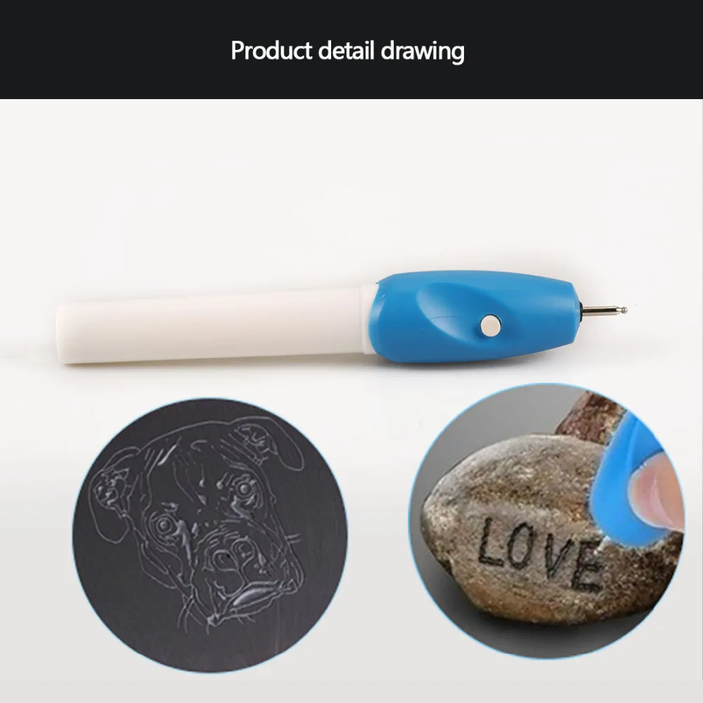 1pc Mini Engraving Pen Electric Jewellery Glass Wood Engraver Carving